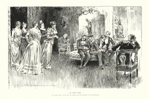 うるう年に（リトグラフ） 作： Charles Dana Gibson