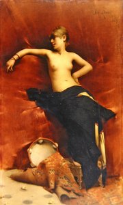 オリエンタルダンサーの休息 作： Charles Daux