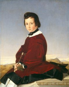 若い女曲馬師の肖像 作： Charles David