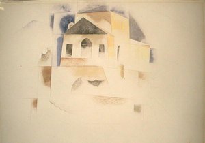 バミューダハウス（水彩・紙） 作： Charles Demuth