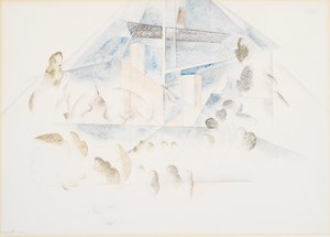 バミューダ、マスト、葉 作： Charles Demuth