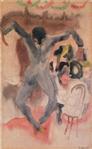 ブラックダンス（トイレ・オン・ペーパー） 作： Charles Demuth