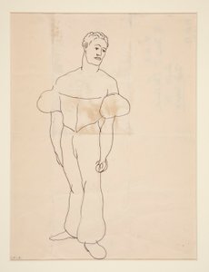 ジャグラー、または衣装を着た男 作： Charles Demuth