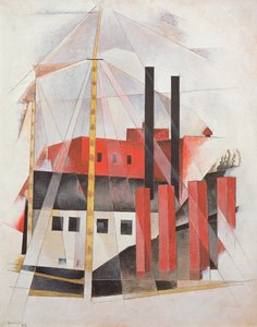 ピアノムーバーズホリデイ、1919年 作： Charles Demuth