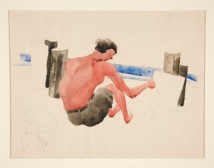 ビーチスケッチのアーティスト 作： Charles Demuth