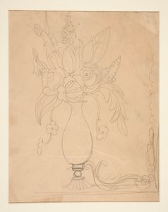 花瓶の花 作： Charles Demuth