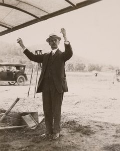 アルバート フランシス ザームの肖像 1862-1954 年、1914 年。 作： Charles Doolittle Walcott