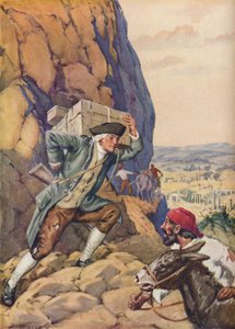 ジェームスブルースは彼の追随者、c1925を助けます 作： Charles Dudley Tennant