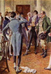 Jeffery Farnol による The Amateur Gentleman のイラスト (カラー リソ) 作： Charles Edmund (after) Brock