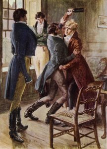 Jeffery Farnol による The Amateur Gentleman のイラスト (カラー リソ) 作： Charles Edmund (after) Brock