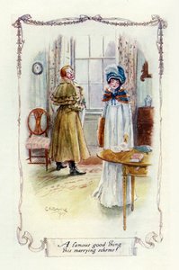 この結婚計画、1907年の有名な良いこと（イラスト） 作： Charles Edmund Brock