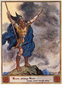 1930年代のA und E Kearyによる「アスガルドの英雄、スカンジナビア神話の物語」のイラスト
