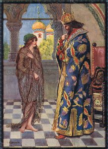 ルーマニアの伝説の子供たちの物語の表紙イラストMoses Gaster（1856-1939）1921 作： Charles Edmund Brock