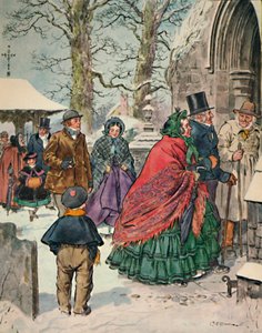 クリスマスから。アレクサンダースミスエッセイドリームソープ、1862年、1923年 作： Charles Edmund Brock