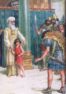 God Save the King」 1928年発行の「Through the Bible」のイラスト（カラーリトグラフ 作： Charles Edmund Brock