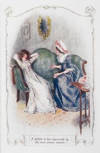 ジェーン・オースティンの「プライドと偏見」のイラスト（カラーリソ） 作： Charles Edmund Brock