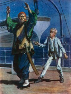 私がピストルをこのようにしておけば、トリックを試してみると必ず消えます。 作： Charles Edmund Brock