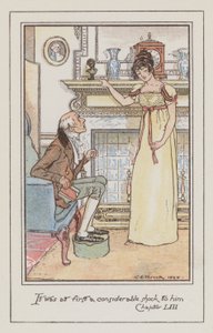 ジェーン・オースティン著「エマ」の挿絵（カラーリトグラフ 作： Charles Edmund Brock