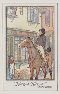 ジェーン・オースティン著「エマ」の挿絵（カラーリトグラフ 作： Charles Edmund Brock