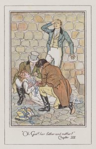 説得力のあるイラスト（カラーリトグラフ 作： Charles Edmund Brock