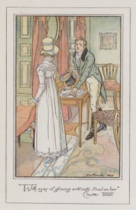 説得力のあるイラスト（カラーリトグラフ 作： Charles Edmund Brock