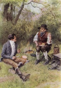 ケントのロマンス、ブロードハイウェイのイラスト 作： Charles Edmund Brock