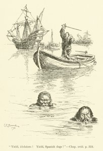 チャールズ・キングスレーの『Westward Ho! 作： Charles Edmund Brock