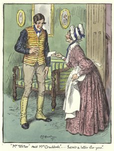 ピックウィック紙のイラスト 作： Charles Edmund Brock