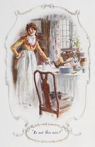 ジェーン・オースティン作「プライドと偏見」のイラスト（カラーリソ） 作： Charles Edmund Brock