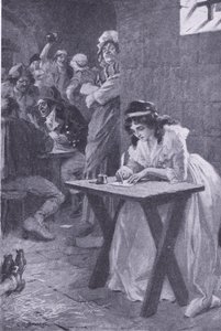 マダム・ローランドが娘に宛てた手紙（1922年発行の『マイ・マガジン』より）（リトグラフ 作： Charles Edmund Brock