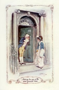 彼女を彼の最も優雅な弓の1つにする、1907年（イラスト） 作： Charles Edmund Brock