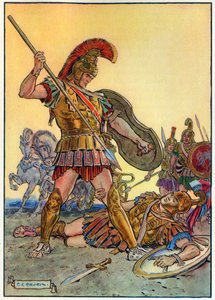 ウェイターリーブックカンパニーが出版した「The Hector&39;s Hour：Stories from the Classics」のヘクターの死