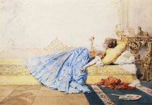 物思いに沈んだ瞬間、 作： Charles Edouard de Beaumont