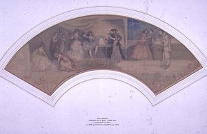 仮装舞踏会の準備 作： Charles Edward Conder