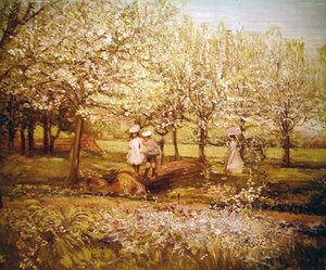 オーチャード（油彩・キャンバス） 作： Charles Edward Conder