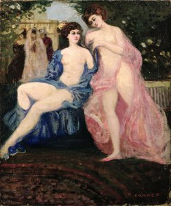 二人の女性 作： Charles Edward Conder