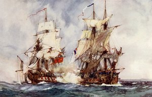 三日月によるフランスの再会の捕獲、1793