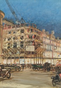ロンドン、オックスフォードストリート、ボーンアンドホリングスワースの新しい建物の建設 作： Charles Edward Dixon