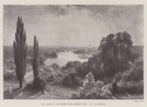 リッチモンドヒルからのテムズ川の谷 作： Charles Edward Johnson