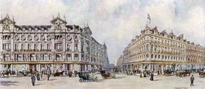 DH Evans、West End Silk Mercers、292-320 Oxford Street 作： Charles Edwin Flower