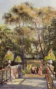 ロンドン動物園: 運河橋からのトンネル (カラー リソ) 作： Charles Edwin Flower