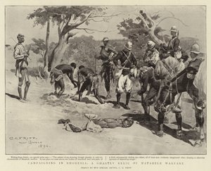 マダベレ戦争の恐ろしい遺物であるローデシアでのキャンペーン