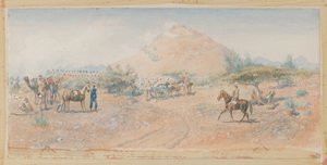 ？1885年のHasheenでの戦い？、1885 作： Charles Edwin Fripp