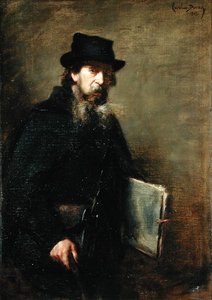 古い石版印刷家、1903 作： Charles Emile Auguste Carolus Duran