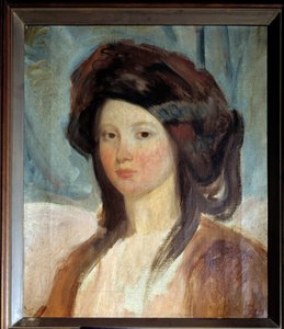 ヴィクトル・ユーゴーの愛人であった女優ジュリエット・ドゥルエ（1806-1883）の肖像 シャルル・エミール・シャンマルタン（1797-1883）による絵画 19世紀のパリ、ヴィクトル・ユーゴーの家 作： Charles Emile Callande de Champmartin