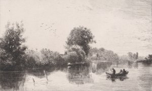 ボルド デ ラ マルヌ、カリフォルニア州。 1862年。 作： Charles Emile Jacque