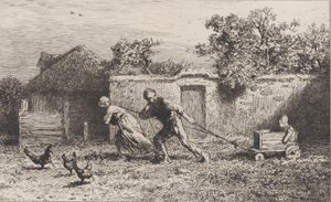 クルー、1865年。 作： Charles Emile Jacque