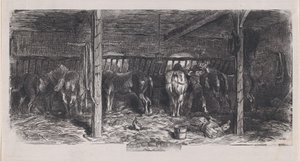 素朴な主題のアルバム、1859年から12月。 作： Charles Emile Jacque
