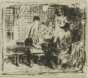  作： Charles Emile Jacque