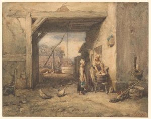  作： Charles Emile Jacque